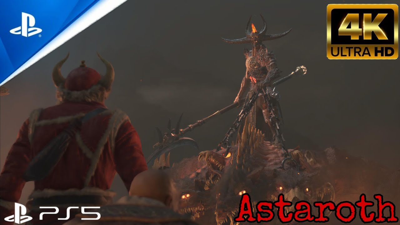 Diablo 4 Barbarian vs Boss Astaroth PS5 Gameplay # 4k 60fps HDR # Epic fight