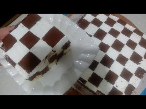 Şah Mat Kek-Pasta Nasıl Yapılır?Satranç Tahtası Görünümlü Kek-Pasta
