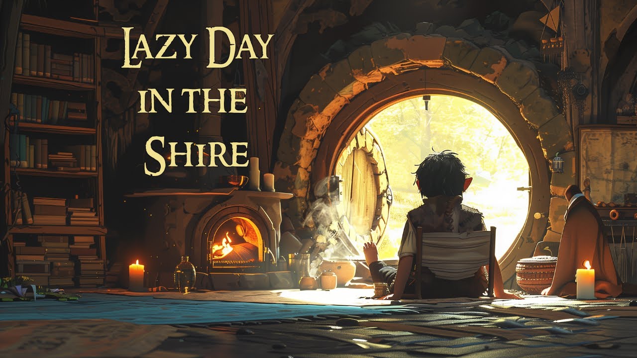 Hobbit Ambience & Shire Music with Nature Sounds | Lazy Day in the Shire