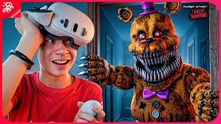 SE BORRANDO DE MEDO NO FNAF HELP WANTED EM REALIDADE VIRTUAL