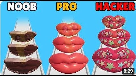 NOOB vs PRO vs HACKER - Lipstick Stack 💋💋💋