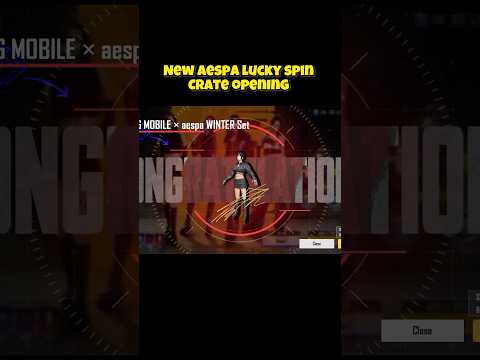 New Aespa Lucky Spin Crate Opening