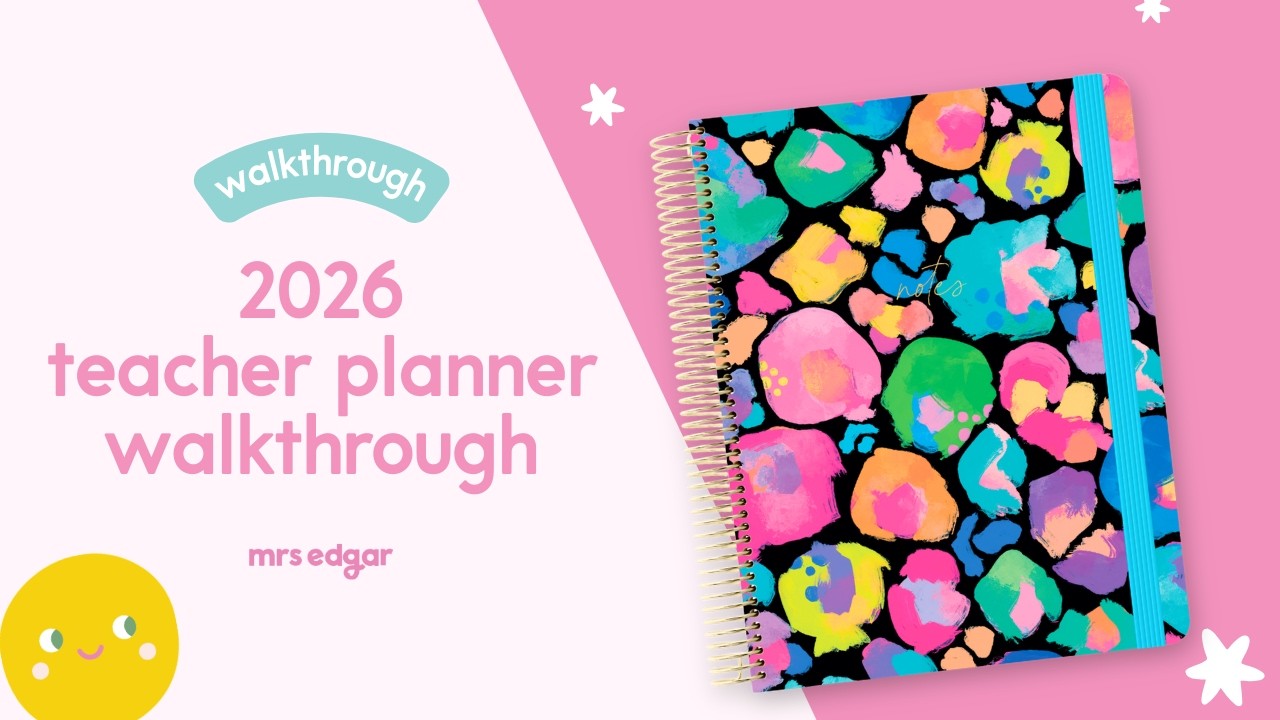 Teacher Planner Walkthrough: Introduction + Planning Pages (2026 Edition)
