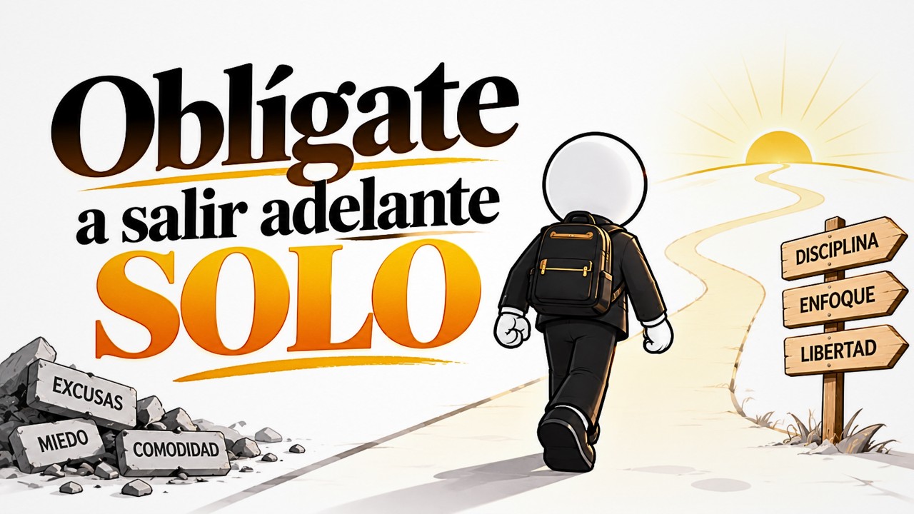 8 PRINCIPIOS para OBLIGARTE a salir ADELANTE SOLO | Fortaleza mental real | MDE