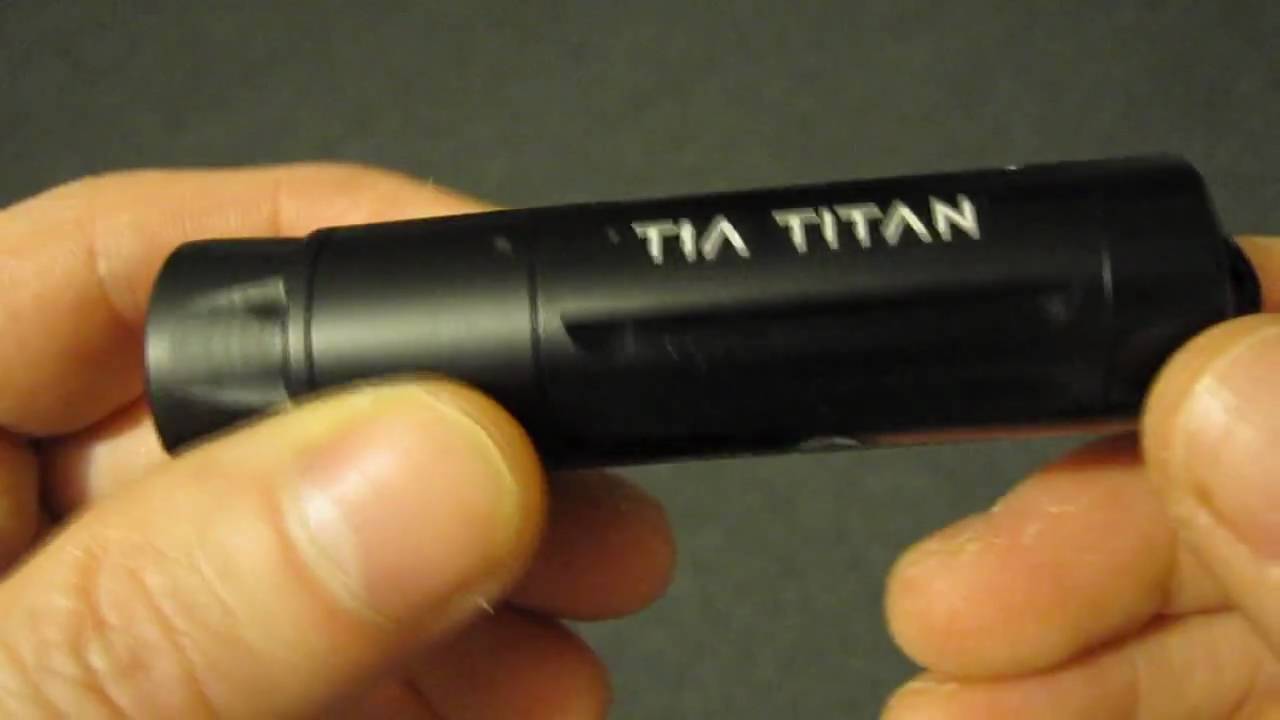SureFire Titan T1A high end mini pocket flashlight - YouTube