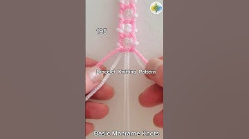 #195 Bracelet Knitting Tutorial, Macrame #shorts #macrametutorial #tricks #howto #craftideas