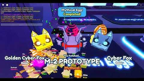 OMG!!! I HATCHED MYTHICAL M-2 PROTOTYPE PET ON CAMERA IN PET SIMULATOR X!