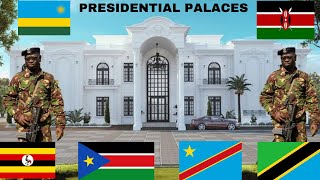 7 East African Presidents With Their Statehouses | Kenya vs Uganda vs Tanzania vs Rwanda
