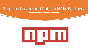 Steps to Create and Publish NPM Packages