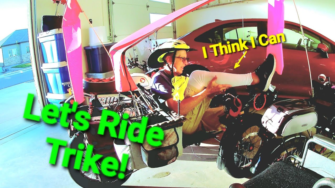 Восстановление после перелома ноги на трехколесном велосипеде