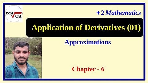 Application Of Derivatives (1) Plus Two |Mathematics |Chapter 6