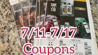 7/11-7/17 Sunday newspaper coupons  