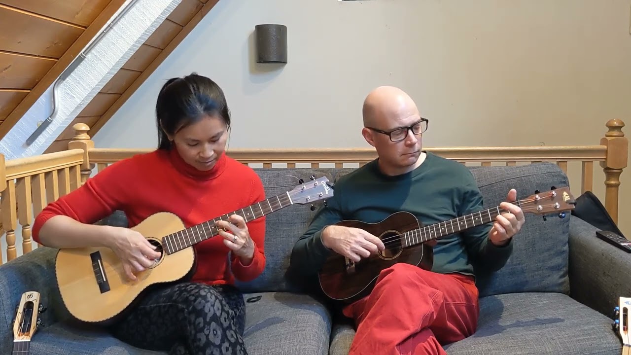 "Sunset" (4stringboy) on baritone ukulele