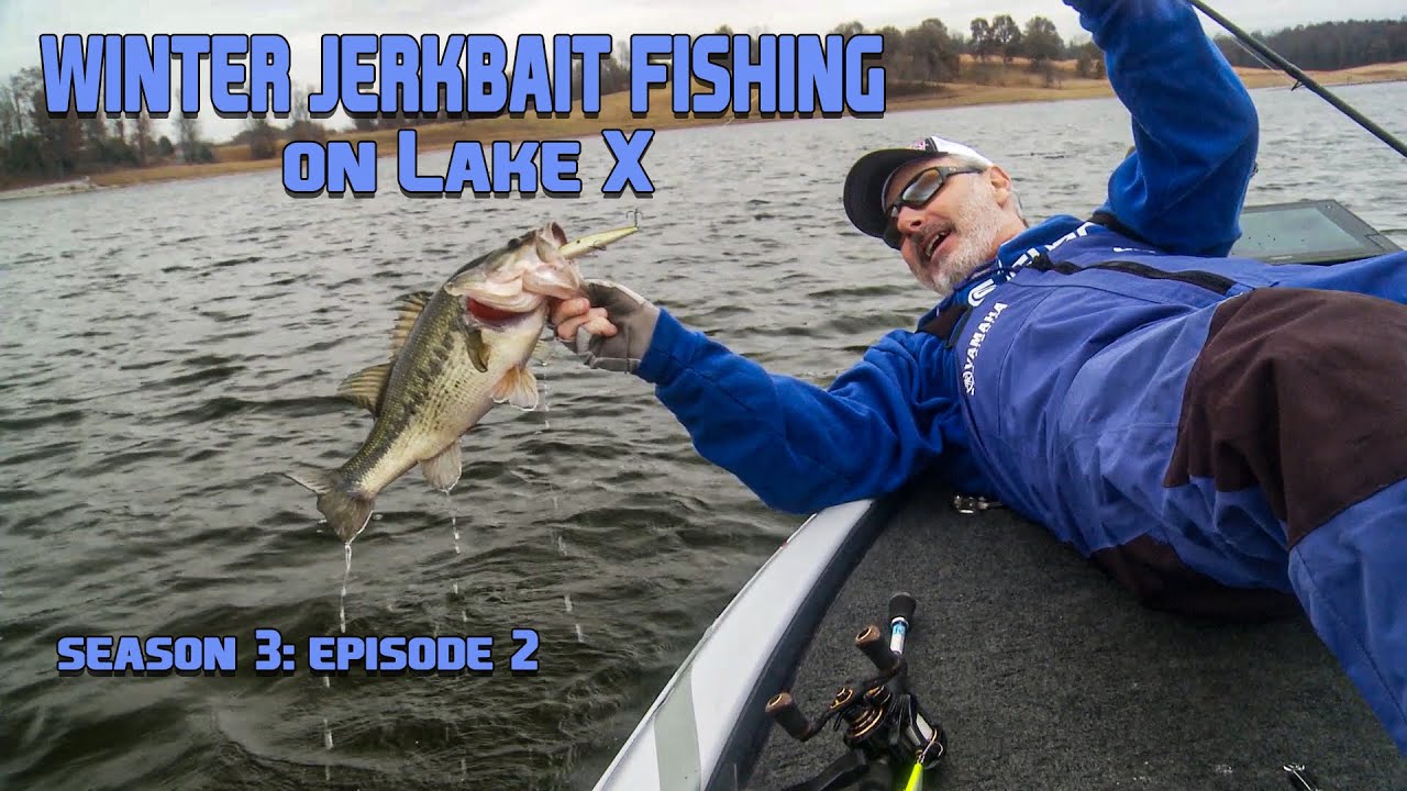 Mark Menendez Bass TV: Winter Jerkbait Fishing on Lake X