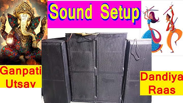 Ganpati and Dandiya DJ Setup   #VKIVAN