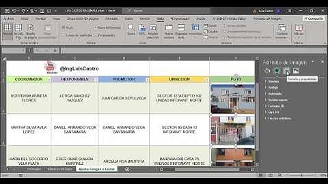 Cómo ajustar imagen a celdas en excel #shots