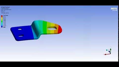 Deformation analysis by Ansys Simulation