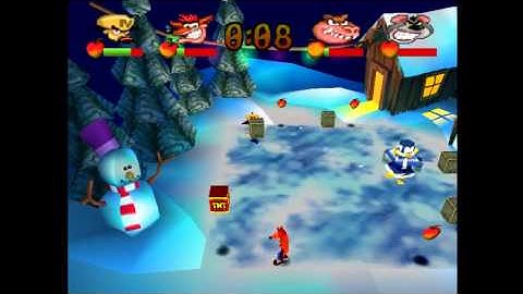 Crash Bash - Snow Bash Gem (Co-op with PR)