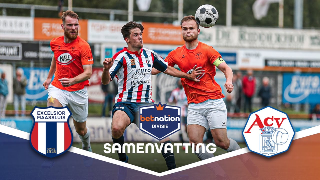 SPIJKERHARDE TACKLE levert ROOD op 🟥😬 | Excelsior Maassluis vs. ACV Assen | Samenvatting Betnation