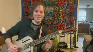 Video thumbnail of "Open G Tuning Lesson - Blues Scale - Scale Series"