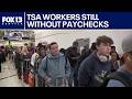 Long TSA lines reported nationwide amid ongoing government shutdown