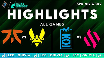 LEC Spring 2025 W3D2 | LEC Highlights ALL GAMES by Onivia