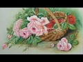 Observe - Cesta de Rosas - Maricélia Pinturas