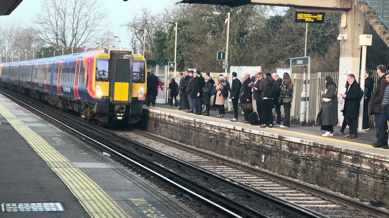Class 458 - South Western Railway - Ashtead Station - 7th March 2024