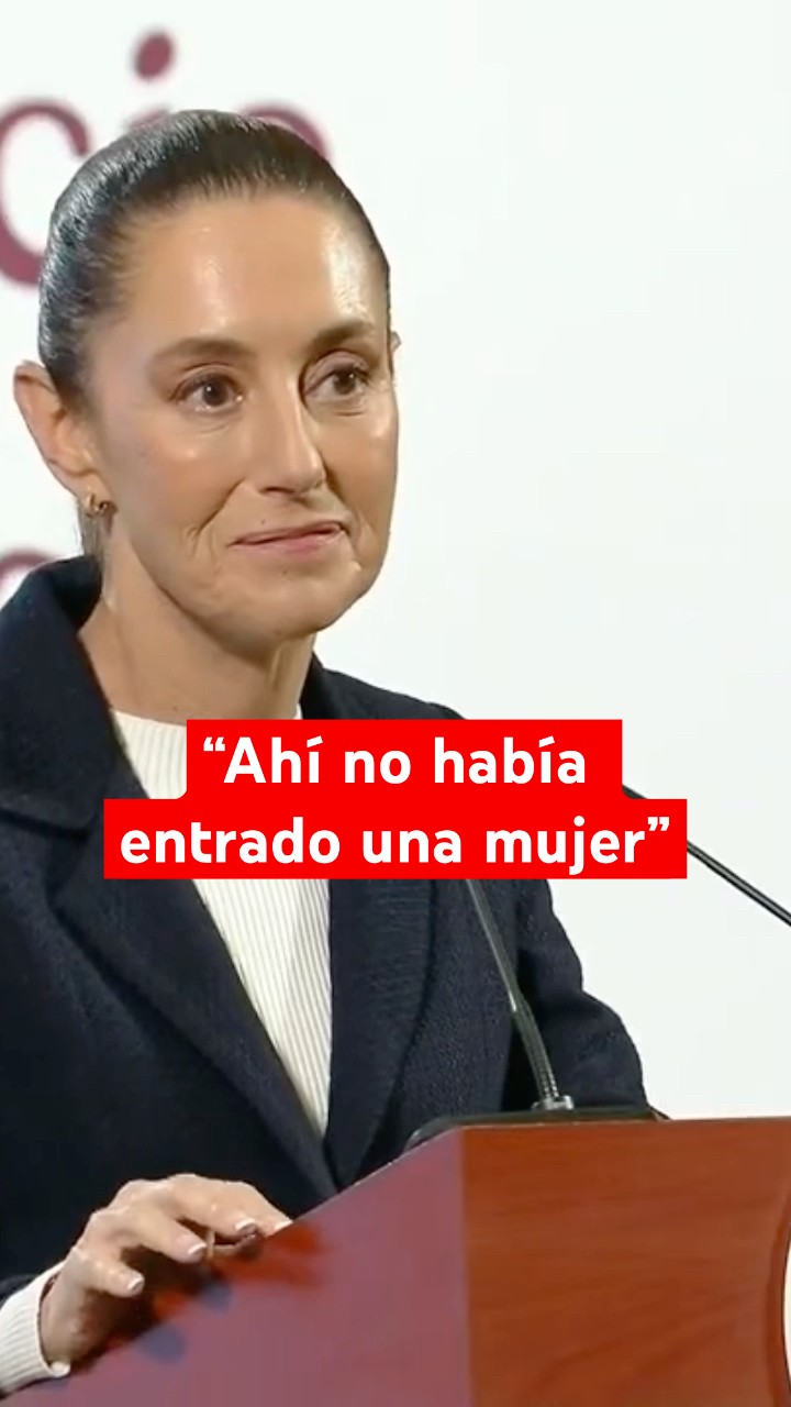 Sheinbaum se convierte en la primera mujer en visitar el pueblo Yaqui #shorts