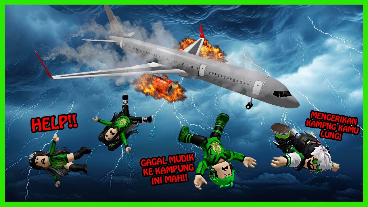 OH NO! Niat Mudik Pulang Kampung Malah Alami Nasib Buruk Kecelakaan Pesawat Terbang
