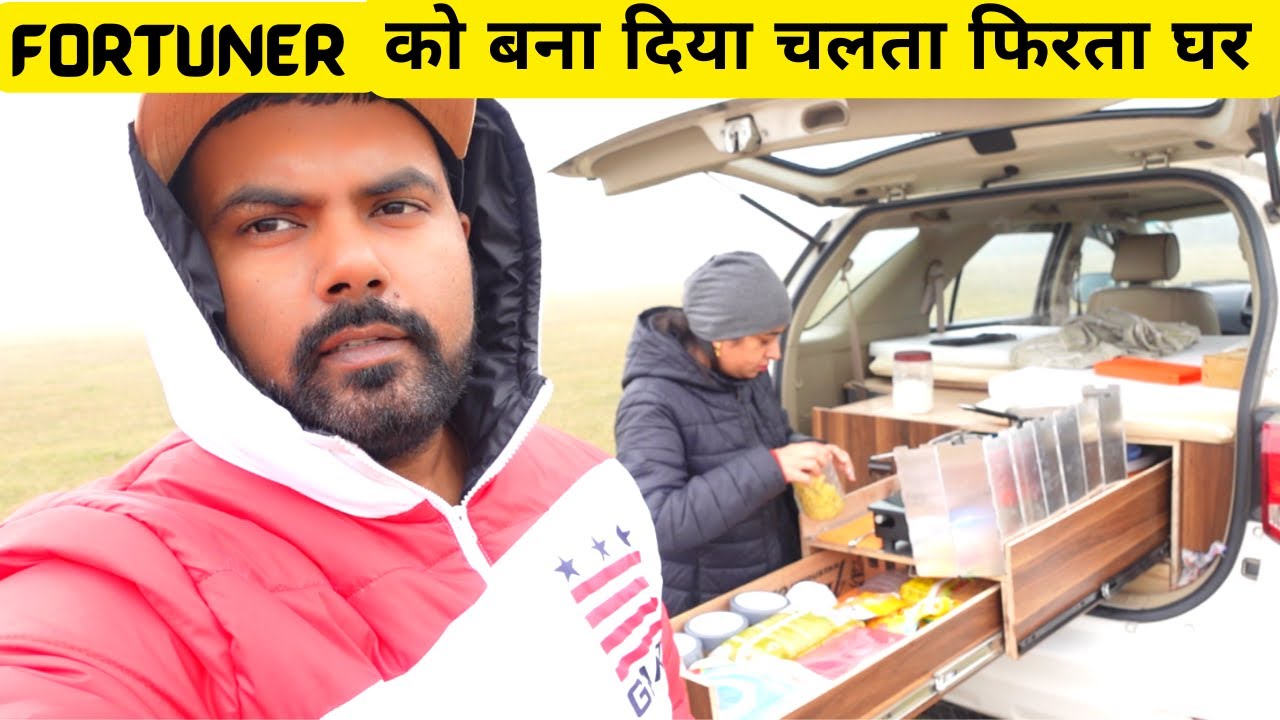 NIGHT CAMPING IN HAUNTED HOSPITAL OF ABBOTT MOUNT LOHAGHAT | CAMPING IN INDIA | FORTUNER CAMPING VAN