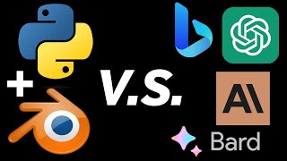 The Current State of AI Blender Python Programming, Claude vs ChatGPT vs Bard vs Copilot @Olav3D