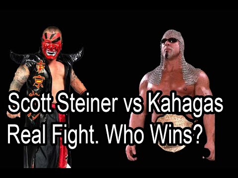 Scott Steiner vs Kahagas, Real fight. Who Wins?