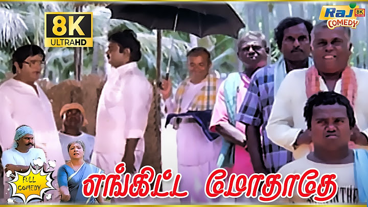Enkitta Mothathe Movie 8K Full Comedy | Vijayakanth | Shobana | Khushbu | Raj 8k Comedy
