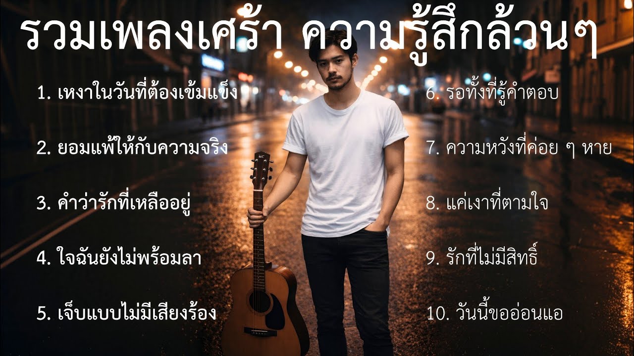 รวมเพลงเศร้า ชุดที91 | รวมเพลงใหม่ | รวมเพลงเศร้า อกหัก