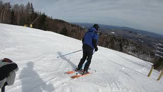 Flying down Upper Kidderbrook and Free Fall - Stratton - 2-23-19