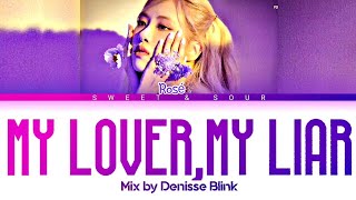 BLACKPINK Rosé - My Lover,My liar (Color Coded Lyrics) @aestyblink Resimi