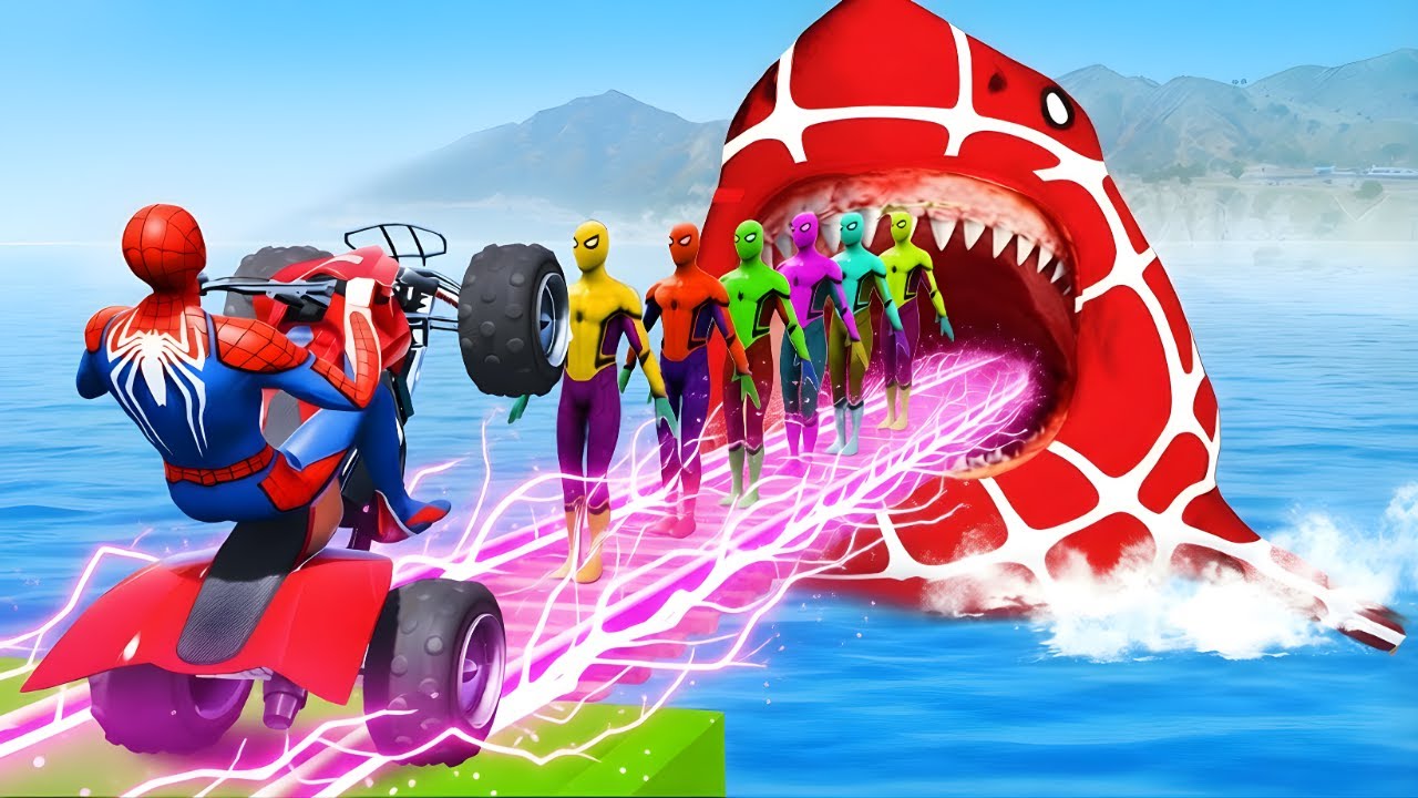 GTA V Spider-Man Rescue Superheroes vs Brainrot l GTA 5 Epic Superhero Battle with iron man