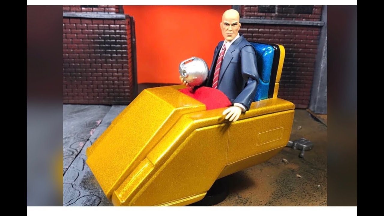 Package 5! Custom Hasbro Marvel Legends Professor Xavier XMen Hoverchair by Loosecollector