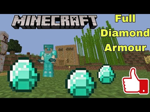 I made a full Diamond 💎 Armour in Minecraft Survival (series) | Soham ...