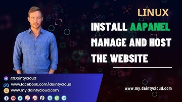 Install AAPanel, manage and host the website