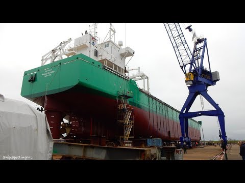 Thumbnail for Launch (Tewaterlating) of 'ARKLOW WIND'✅ at Ferus Smit in Leer, Captured From all Angles - #966NL