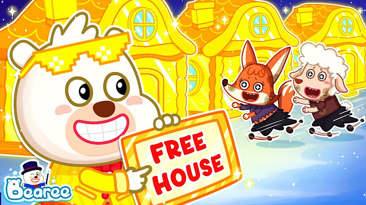Wow, Rich Bearee Builds Free Golden Houses for Poor People | Rich vs Poor Stories | Bearee Kids Show