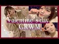 【GRWM】バレンタインデート🍫に行く準備👠Get Ready With Me!! たけちょり💚