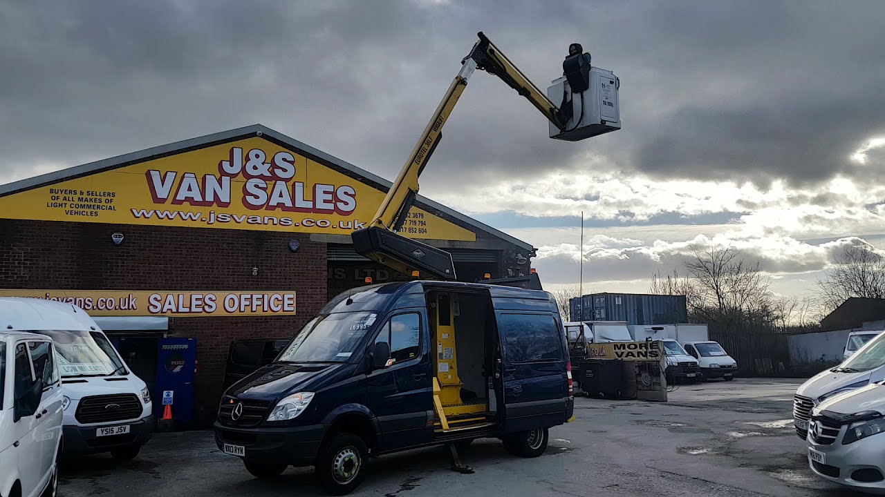 MERCEDES BENZ SPRINTER CHERRY PICKER MWB 513CDI 5 TONNER 81,000 MLS ONLY 13 REG 0161 432 3679 SK56PH
