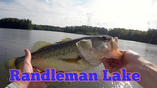 Tough day on Randleman Lake! (long lost video)