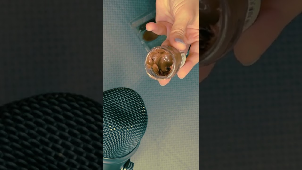 ASMR | Choco Spoons 🥄With Mini Nutella | Review شوكولاتة Eating sweets  