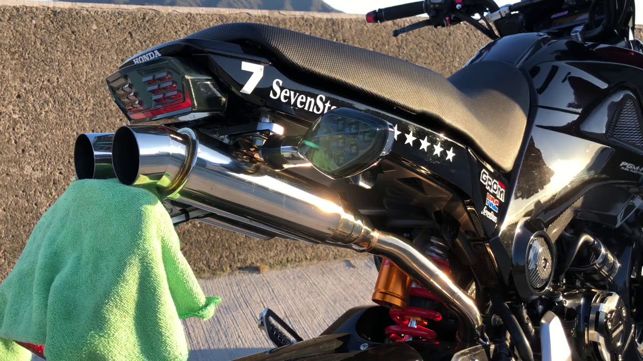 ホンダの人気125ccグロムのおすすめマフラーカスタム 各メーカー別排気音まとめ Live Freely