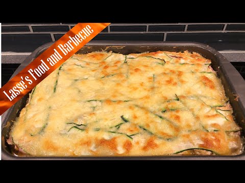 Chicken and Zucchini Lasagna. Low Carb. Keto