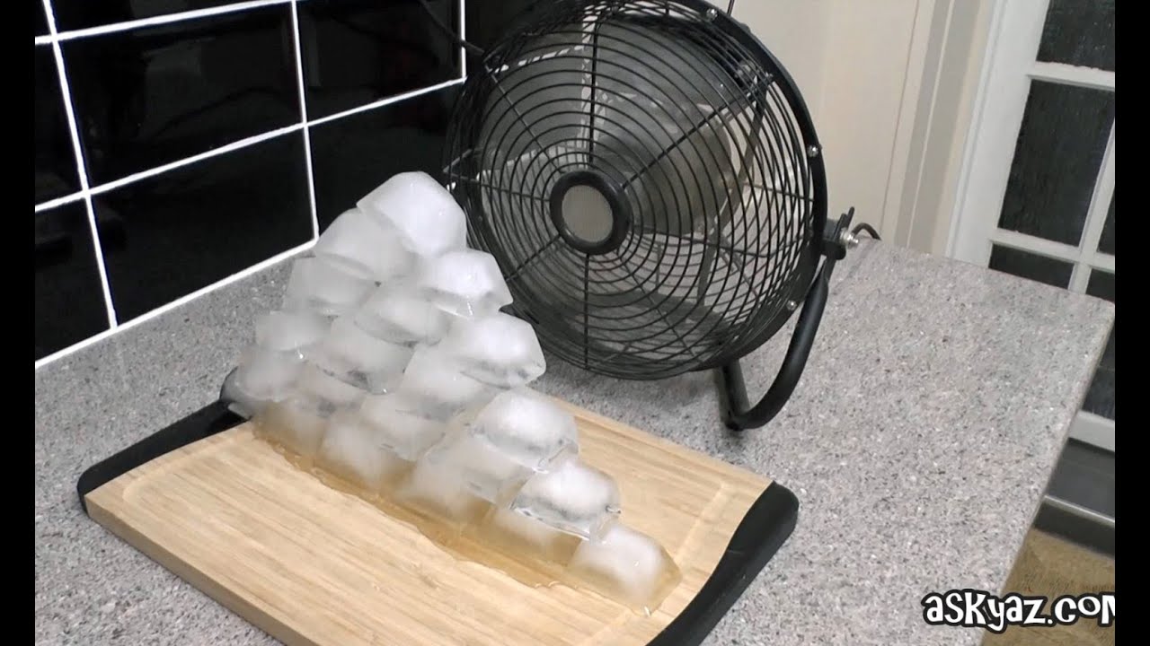 using a fan to cool a room